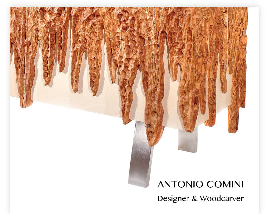 AM Progetto Legno Catalogo - Antonio Comini, Designer e Woodcarver