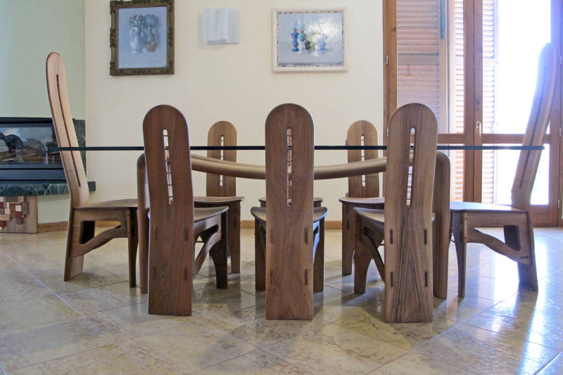 A.M. Progetto Legno di Antonio Comini - Progettazione e Realizzazione di Mobili in legno massello - Arredamento Salotto in legno massello